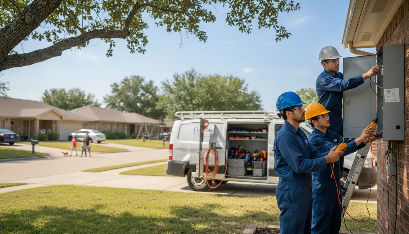 Certified electrician providing emergency electrical services in Quebeck, TN